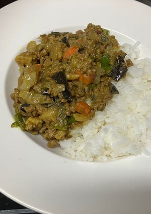 夏野菜のドライカレー-レシピのメイン写真