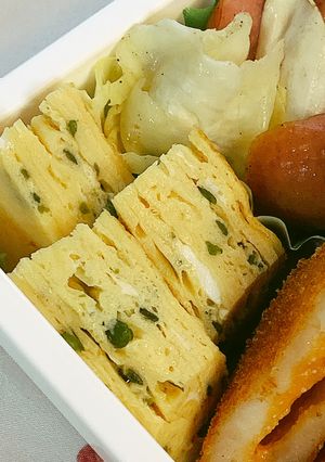 お弁当に♪めかぶ卵焼き-レシピのメイン写真