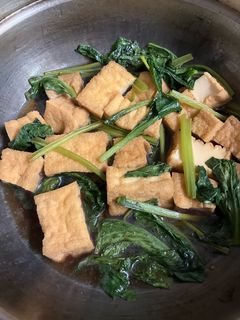 厚揚げと小松菜の煮物-レシピのメイン写真