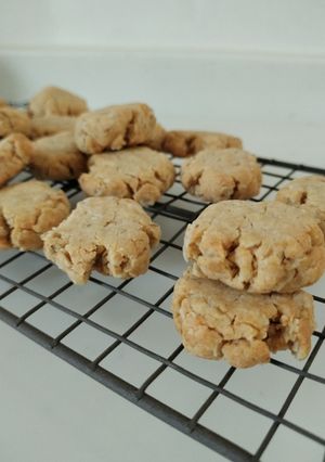 バター・卵・ナッツ無し米粉きな粉クッキー-レシピのメイン写真