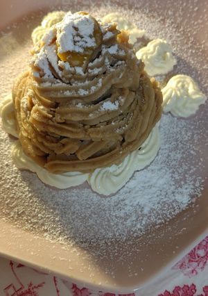 超カンタン!ほうじ茶和栗モンブラン-レシピのメイン写真