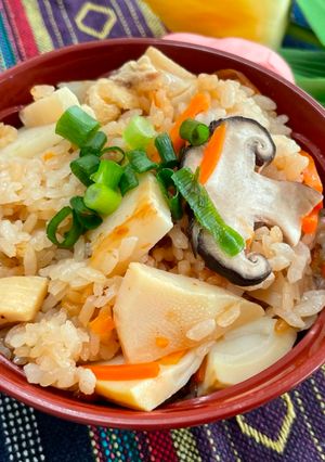 タケノコ炊き込みご飯-レシピのメイン写真