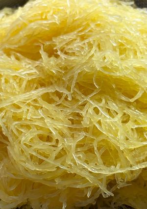 そうめんかぼちゃ（金糸瓜）の下処理-レシピのメイン写真