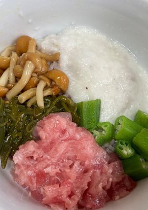 ネバネバ丼【和風】-レシピのメイン写真