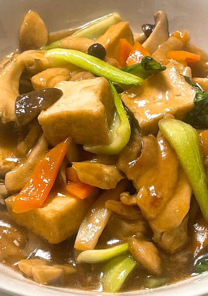鶏肉と厚揚げのオイスターソース炒め-レシピのメイン写真