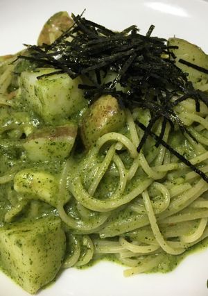 ぽんたろうのパスタ　大葉パスタ-レシピのメイン写真