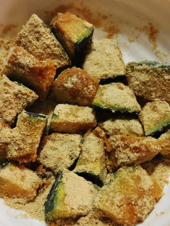 かぼちゃのごまきな粉まぶし-レシピのメイン写真