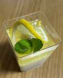 夏に最高👍レモンゼリー🍋の杏仁豆腐