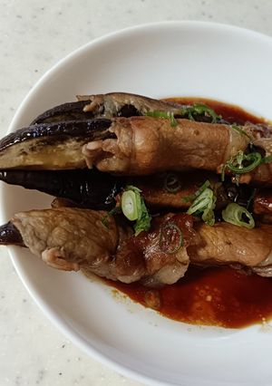 ナスの豚肉巻き-レシピのメイン写真