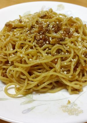 デミグラスハンバーグのイタリアン焼きそば-レシピのメイン写真