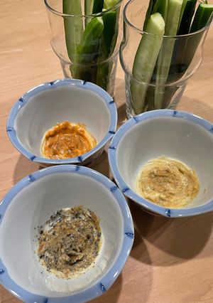 味噌マヨディップソース⭐︎3種⭐︎おつまみに-レシピのメイン写真