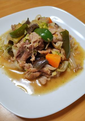 こま切れ豚肉酢豚 野菜たくさん-レシピのメイン写真