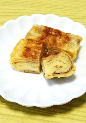 母直伝！甘い玉子焼き-レシピのメイン写真