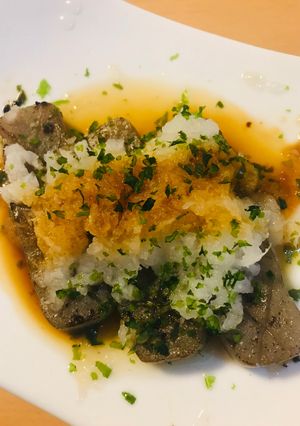 焼きこんにゃくの大根おろしがけ-レシピのメイン写真