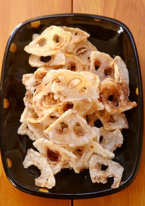 おやつにもおつまみにも！蓮根チップス-レシピのメイン写真