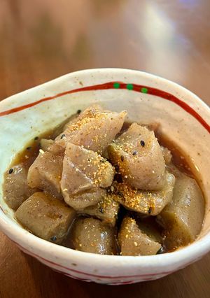 レンジで簡単！こんにゃくの甘辛煮-レシピのメイン写真