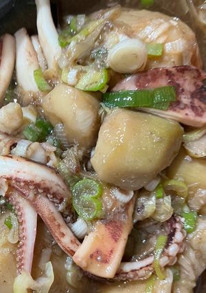 里芋とイカの簡単煮-レシピのメイン写真