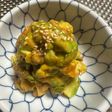 ウルトラマンドの キムチ納豆アボカド和え