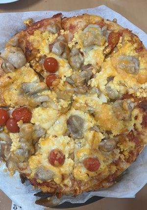 照り焼きチキンピザ-レシピのメイン写真