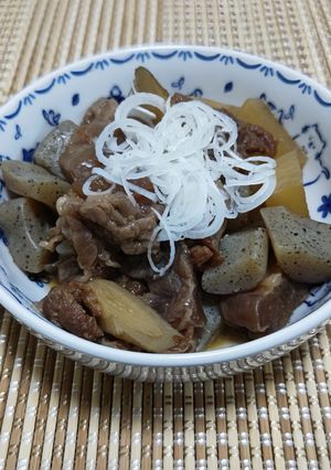 圧力鍋で牛すじ煮込み-レシピのメイン写真