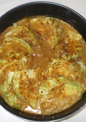 キャベツ芯のポークカレー♪簡単レシピ-レシピのメイン写真