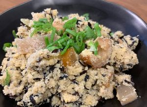 【リメイク】ひじきの煮物で炒りおから-レシピのメイン写真