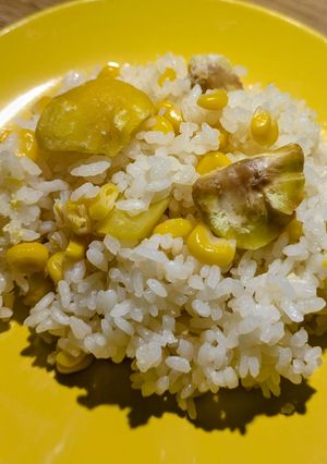 栗コーンご飯-レシピのメイン写真