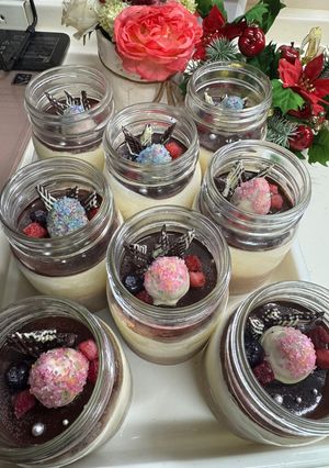2024クリスマス2層のチョコムース-レシピのメイン写真
