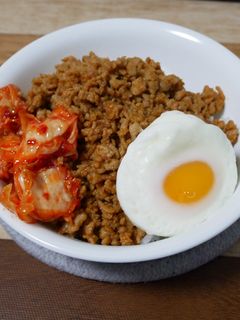 不器用肉そぼろ丼-レシピのメイン写真