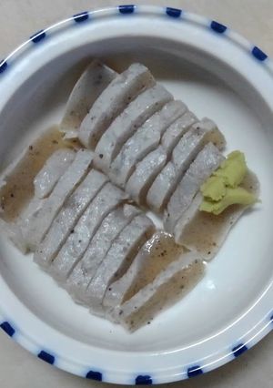 コンニャクの糠漬け：ぷるぷるでとても美味-レシピのメイン写真