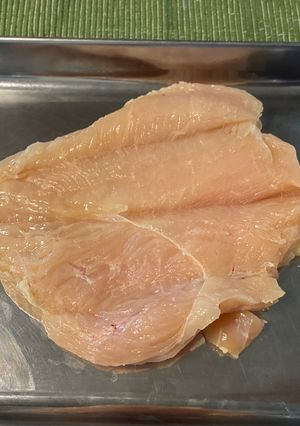 鶏胸肉の観音開き-レシピのメイン写真