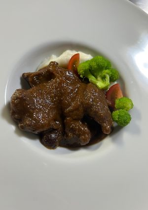 とーちゃん特製ラム肉の赤ワイン煮込み-レシピのメイン写真