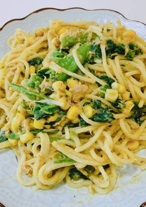 少年のツナカレークリームパスタ-レシピのメイン写真