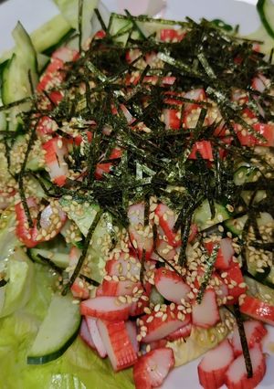 サラダ〜醤油系ゴマゴレッシング-レシピのメイン写真