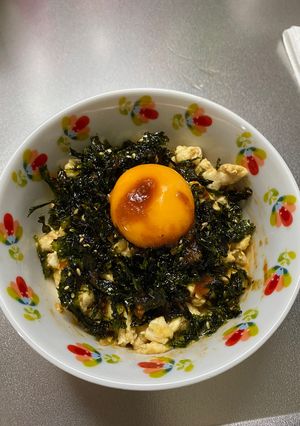 オートミール 韓国風炒り豆腐丼-レシピのメイン写真