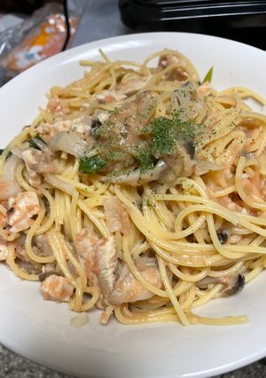 ☆絶品☆アンチョビとめんつゆの和風明太子パスタ-レシピのメイン写真
