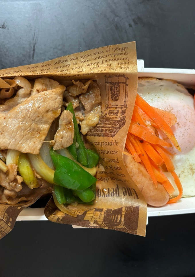 高校生男子弁当記録22 のり弁&生姜焼き-レシピのメイン写真