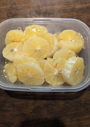 国産レモン果実のはちみつ漬け-レシピのメイン写真