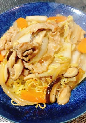 白菜たっぷり!あんかけ焼きそば-レシピのメイン写真