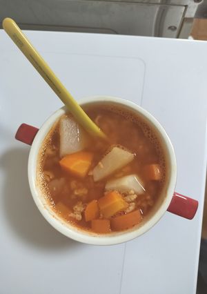 大豆ミートと根菜のミネストローネ-レシピのメイン写真