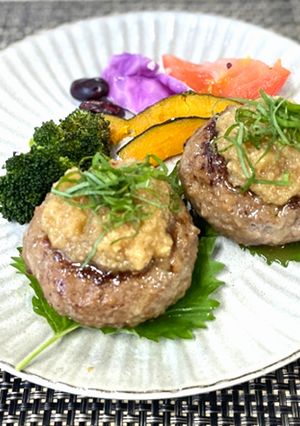 おろしそ和風ハンバーグうまっ！ソースがけ-レシピのメイン写真