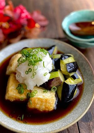 鰹出汁でつくる揚げ出し豆腐-レシピのメイン写真