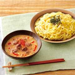 รูปของ 崩しミートボールの冷やし坦々麺