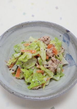 春キャベツの梅しそマヨ和え-レシピのメイン写真