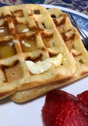 アメリカンワッフル-レシピのメイン写真