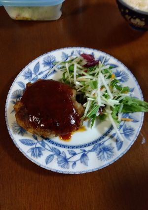 ハンバーグ我が家風-レシピのメイン写真