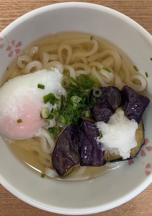 冷凍揚げ茄子で関西風おうどん-レシピのメイン写真
