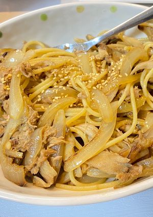 舞茸とツナの和風パスタ-レシピのメイン写真