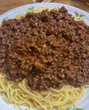 ロール白菜ミートソーススパゲティー