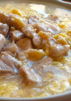 【 鶏もも肉とトロトロ卵の酸辣湯麺 〗-レシピのメイン写真